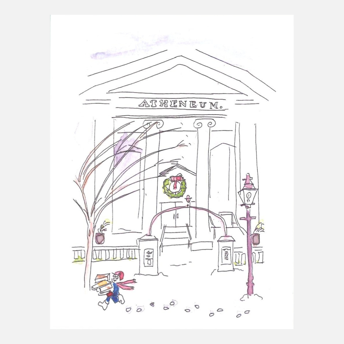 Nantucket Winter Reading - Holiday Cards